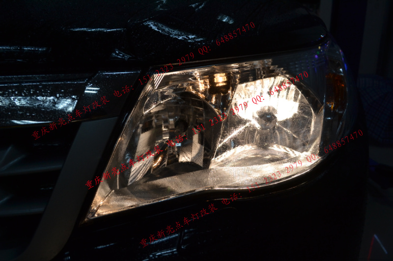 斯巴森林人車燈改裝透鏡氙氣燈