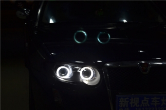 榮威750車燈改裝天使眼氙氣燈透鏡