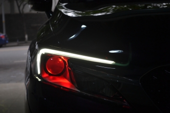 雪鐵龍DS5L車燈改裝重慶新視點車燈